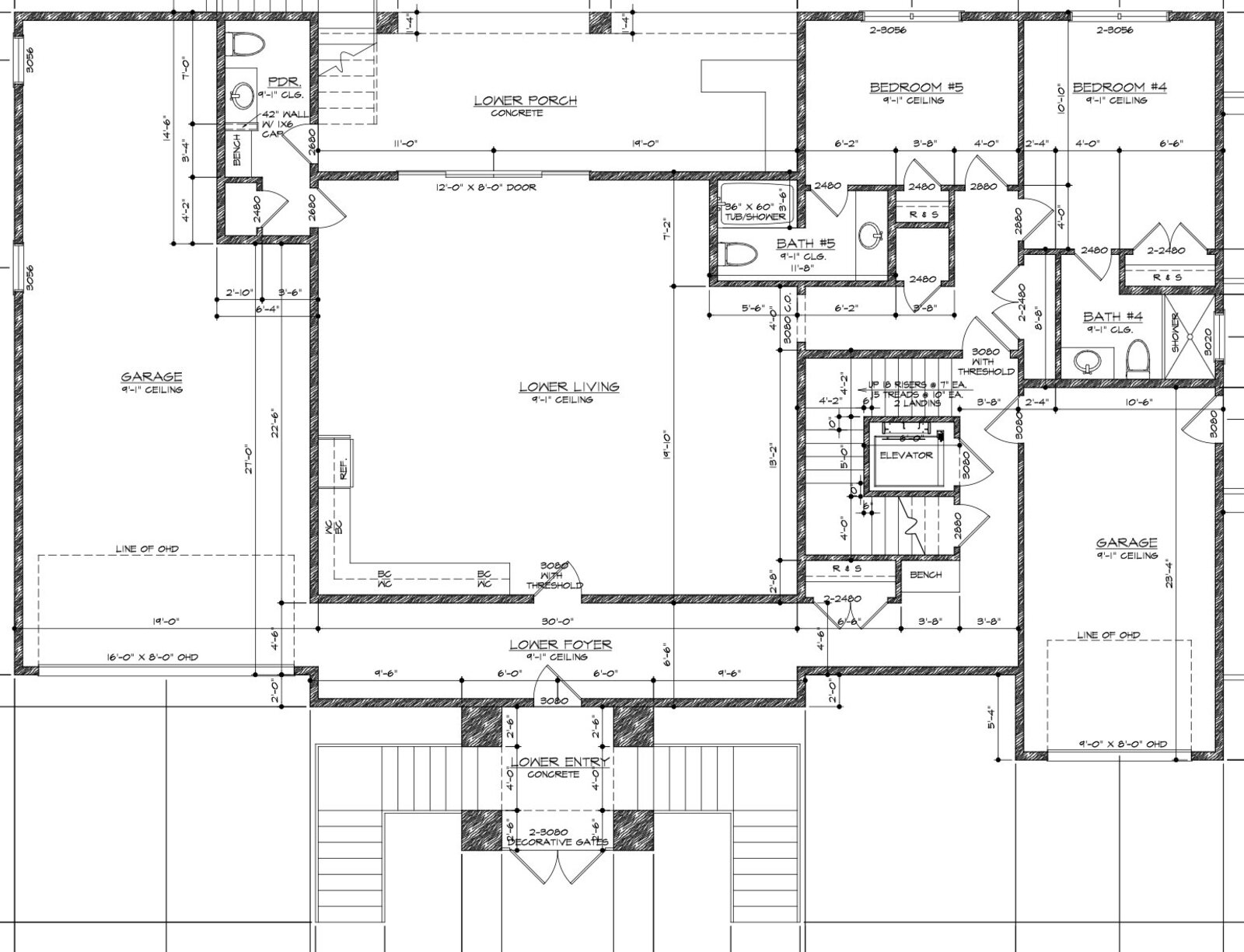 231 Fort Howell — Lower Level Floor Plan