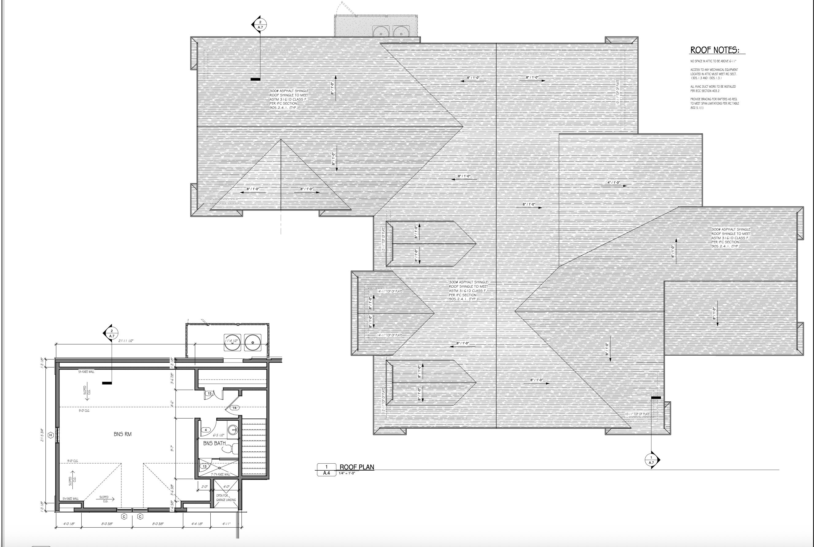 3 Spartina — Roof Plan