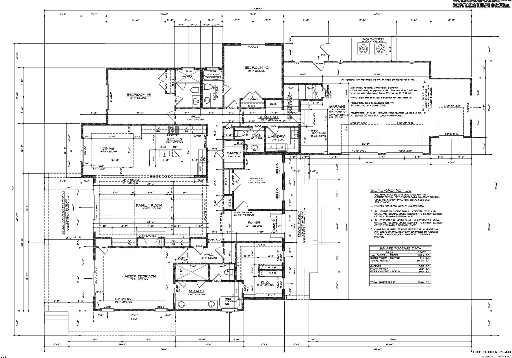 6 Drummond Lane — First Floor Plan
