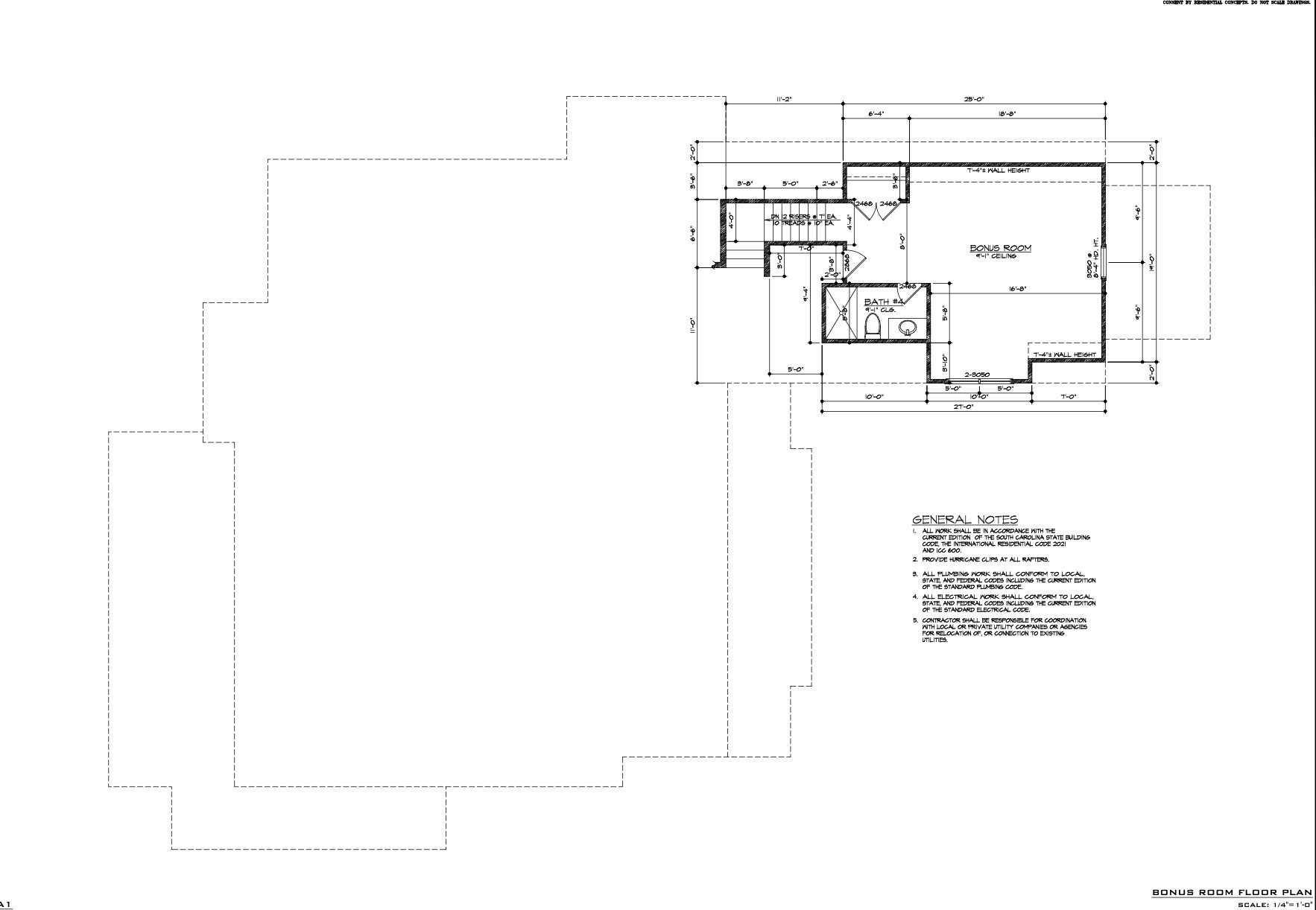 6 Drummond Lane — Bonus Room Plan